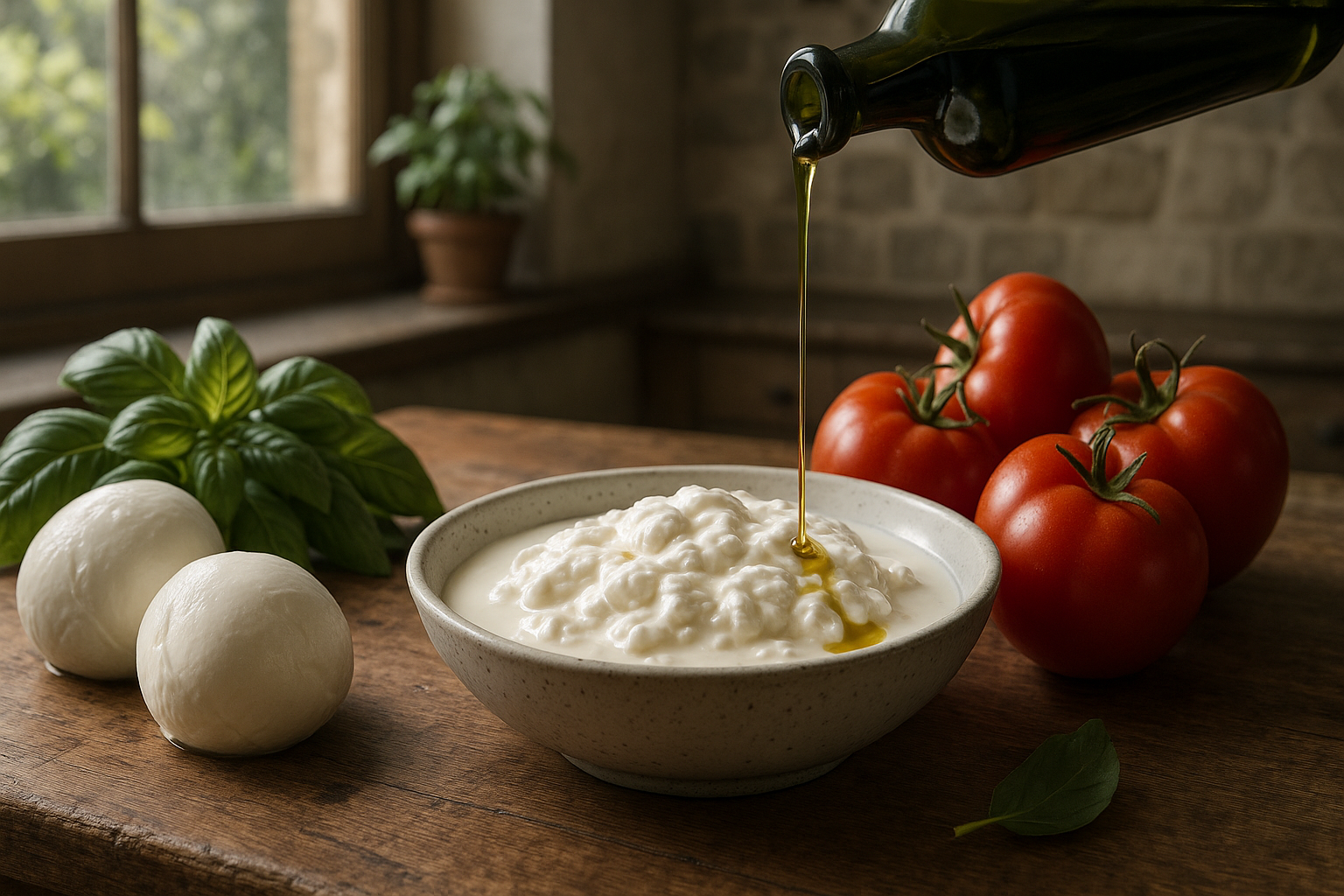stracciatella di bufala recette